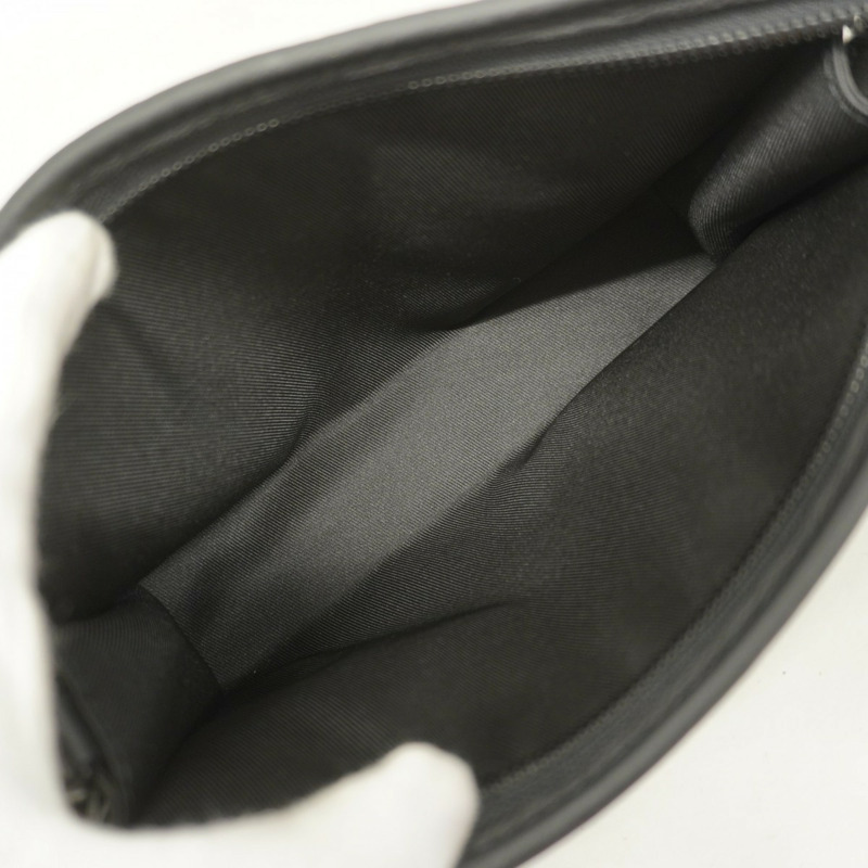 路易威登 Monogram Shadow Gaston 穿戴式皮夾單肩包 M81115 黑色 男士-3