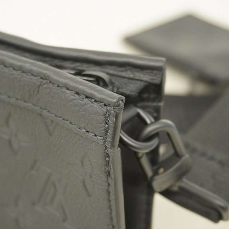 路易威登 Monogram Shadow Gaston 穿戴式皮夾單肩包 M81115 黑色 男士-7