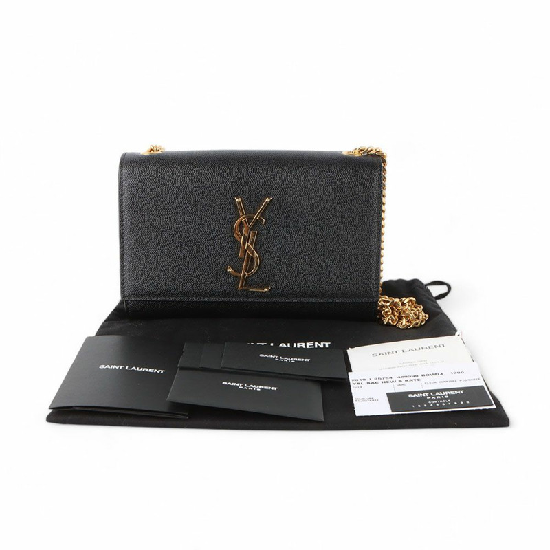 【包稅】SAINT LAURENT 魚子醬圖案 Kate 小號斜背包 469390-7