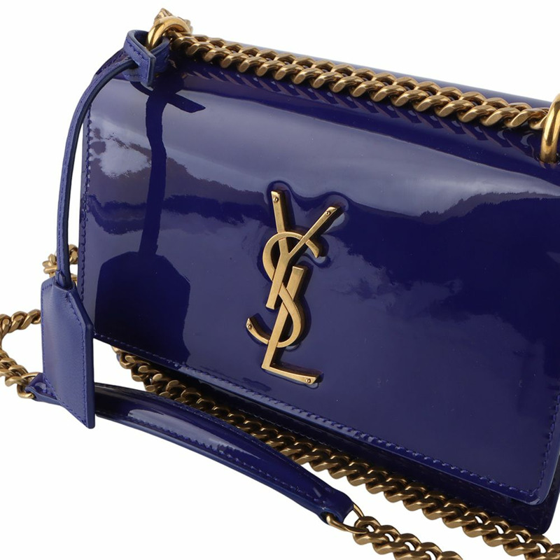 【包稅】SAINT LAURENT 441972 專利日落鏈條迷你斜背包 /-7