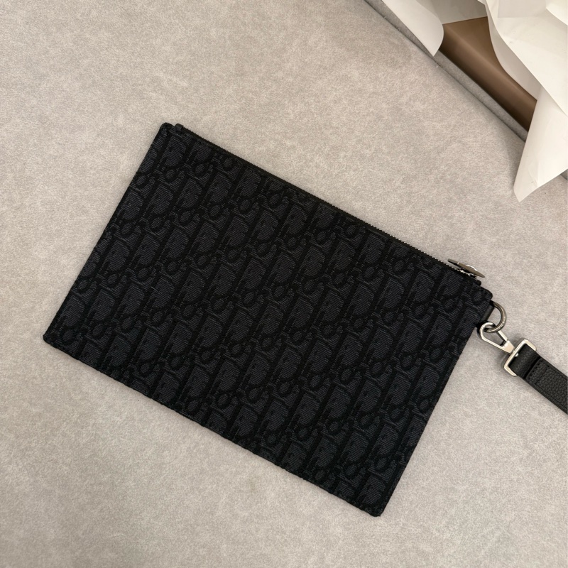 Dior一字老花手拿包-1