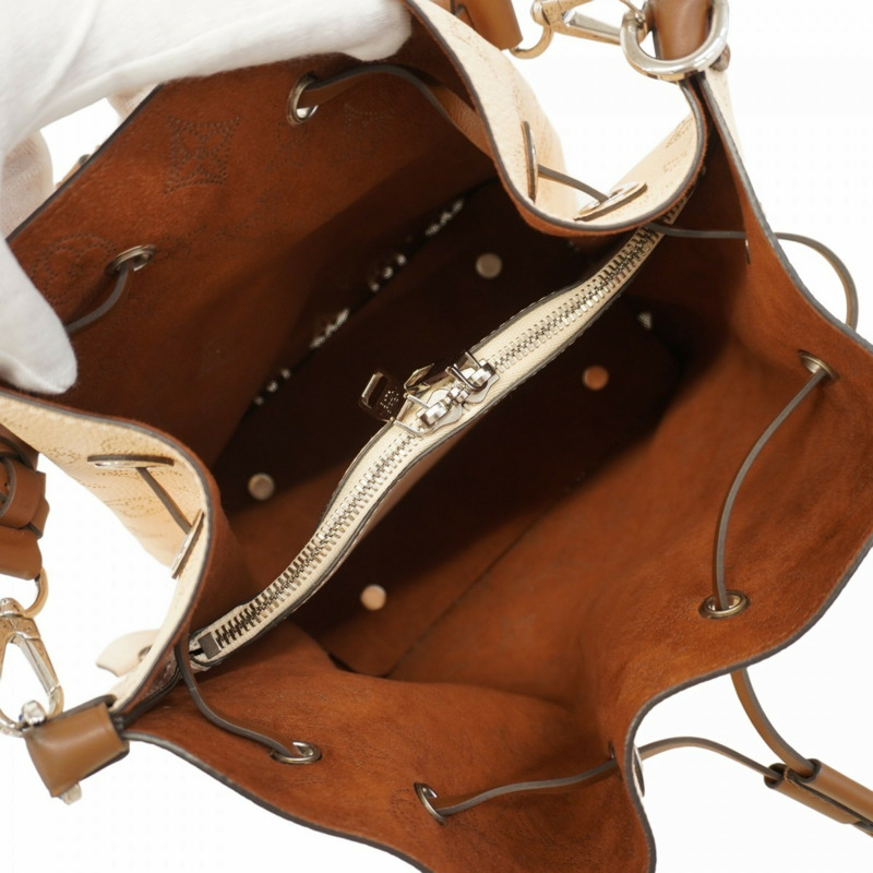 路易威登 Mahina Muria 手提包 M55801 米白色 兩用包 女士 P2057358-3