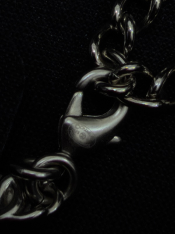 香奈兒五花logo蛇骨頸鍊-7