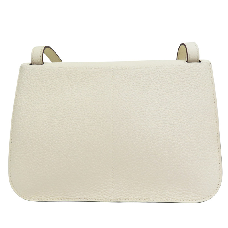 奶油白 TC牛皮 Halzan Verso 25m 肩背包 Z刻 金釦【HERMES 愛馬仕】-1