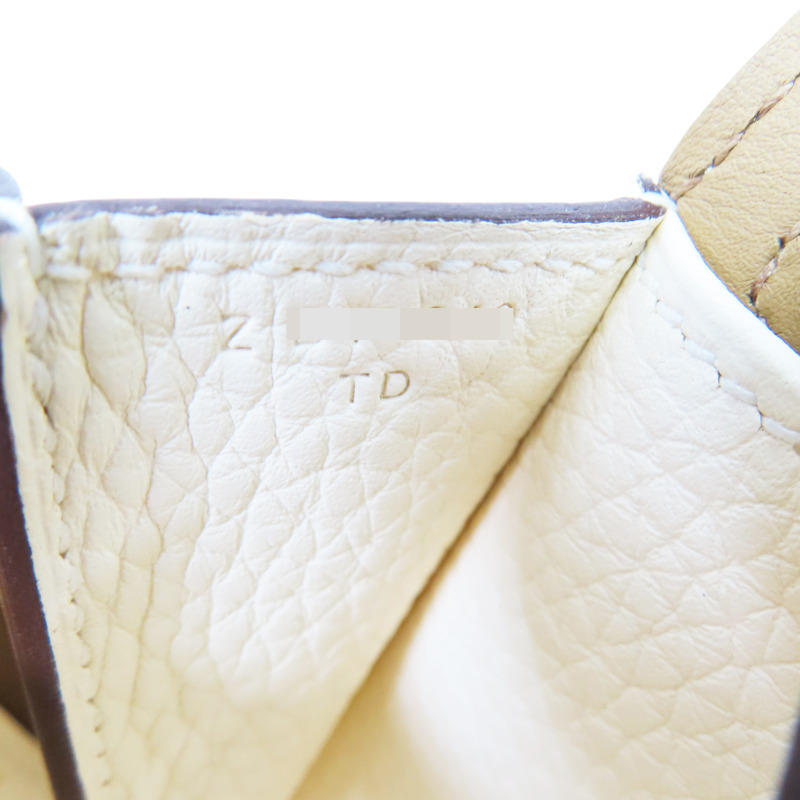 奶油白 TC牛皮 Halzan Verso 25m 肩背包 Z刻 金釦【HERMES 愛馬仕】-6