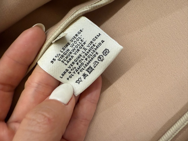 愛馬仕hermes奶茶色氣質高雅款大衣外套風衣-5