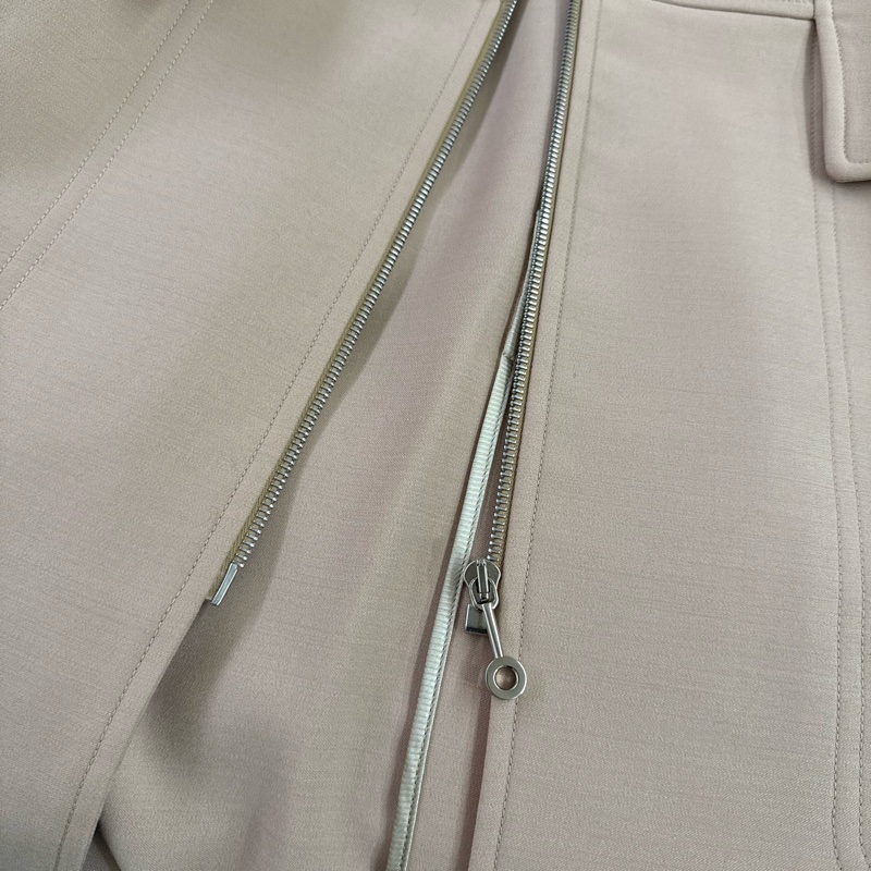 愛馬仕hermes奶茶色氣質高雅款大衣外套風衣-7