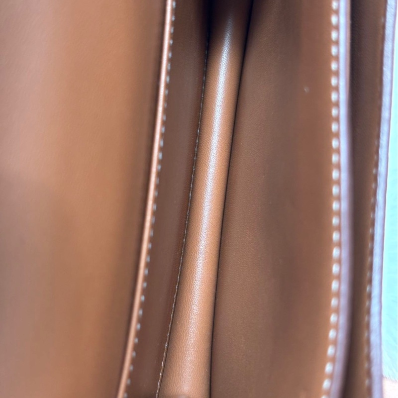 99 新閒置新愛馬仕康康mini 19金棕金扣-13