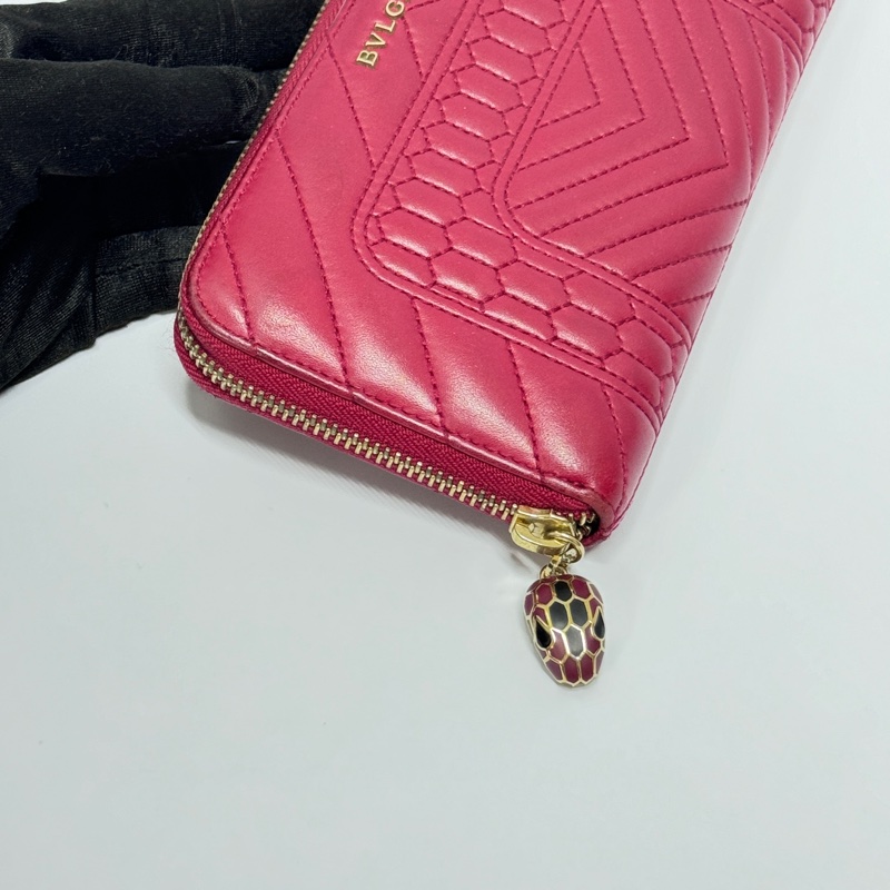 【極新全配🎁】 BVLGARI 寶格麗 琺瑯蛇頭 經典款長夾（專櫃35,600）-6