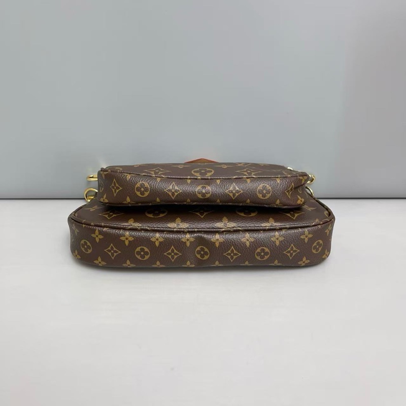 LV路易威登 老花粉肩带 五合一-5