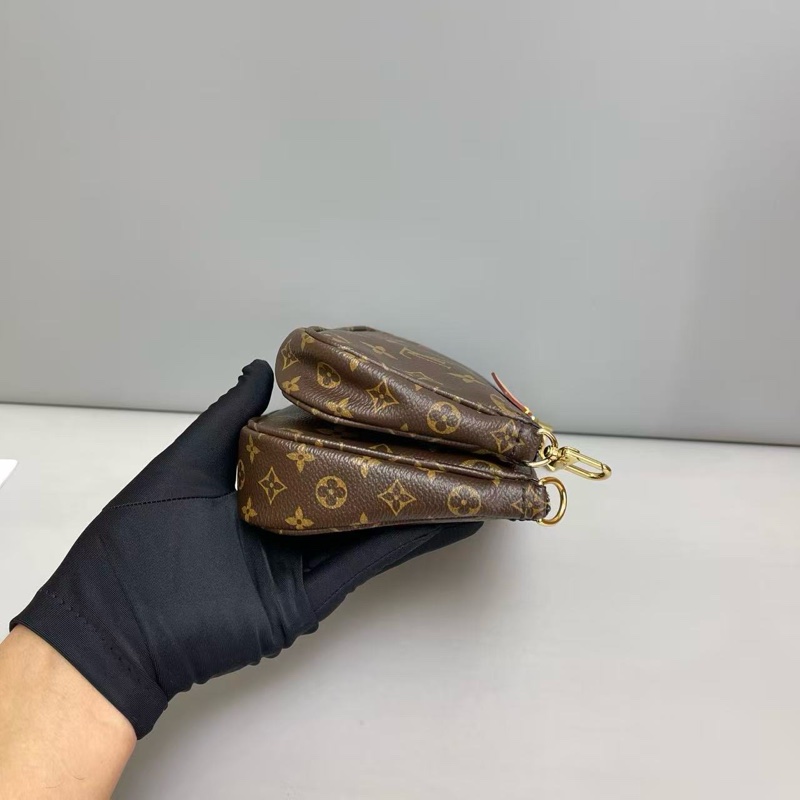 LV路易威登 老花粉肩带 五合一-11