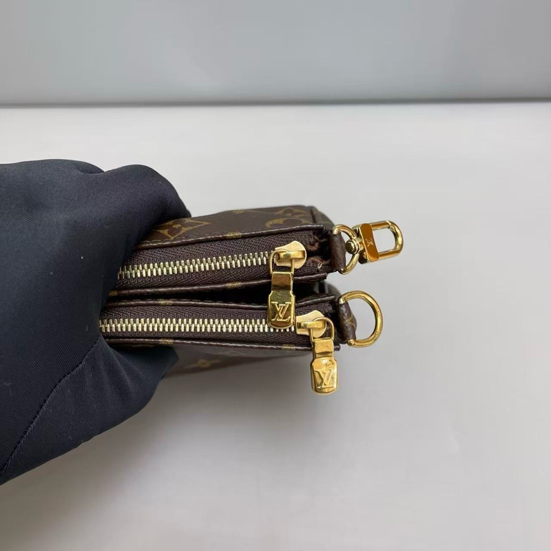 LV路易威登 老花粉肩带 五合一-17