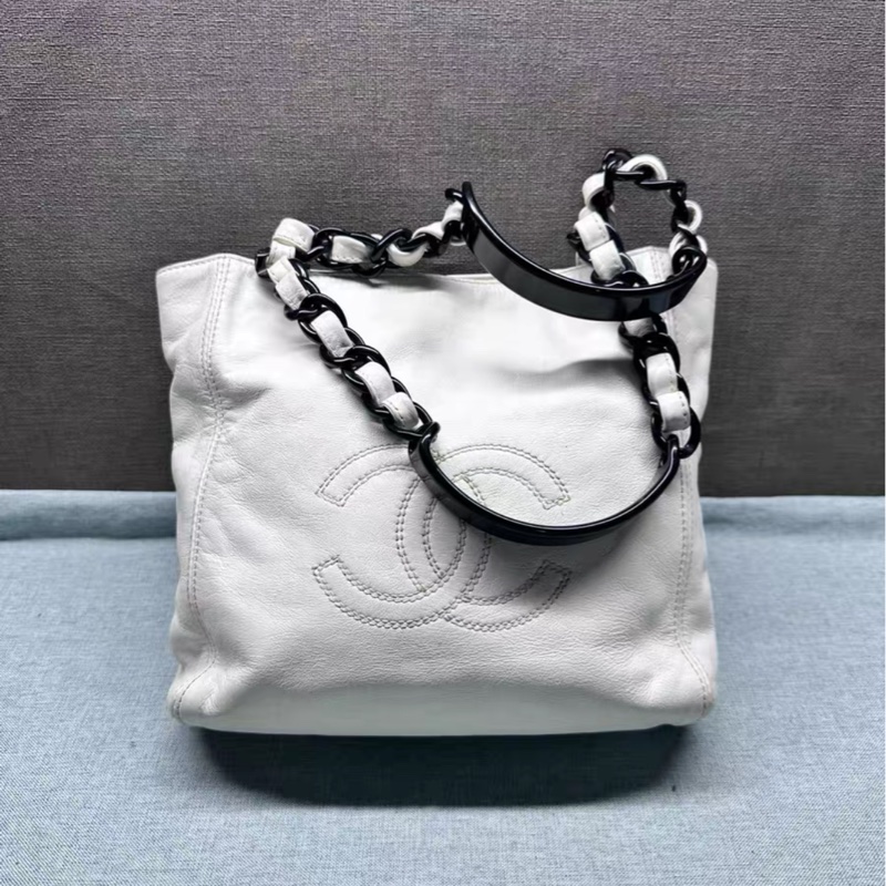 【Chanel撿漏✨ 全網最低價!】Chanel 黑白Tote Vintage-2