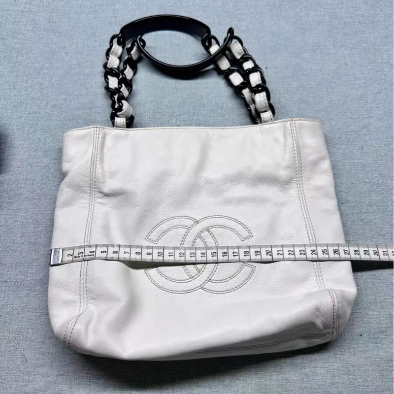【Chanel撿漏✨ 全網最低價!】Chanel 黑白Tote Vintage-7
