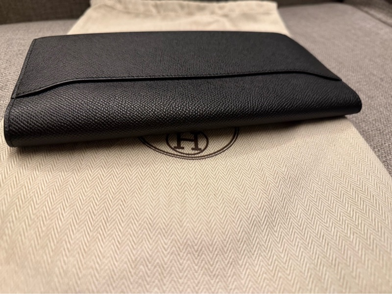 🐎 Hermès Constance Wallet｜黑色 Epsom・銀扣-6