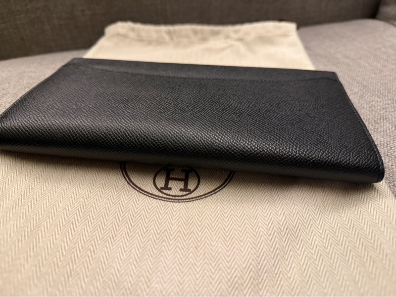 🐎 Hermès Constance Wallet｜黑色 Epsom・銀扣-8