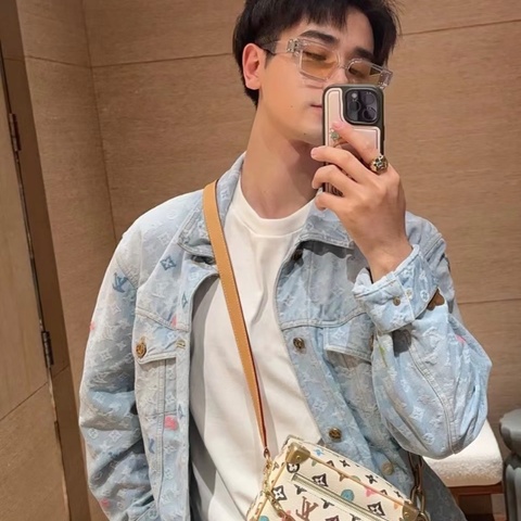 LV Side Trunk小號 Tyler小狗聯名肩背斜背包芯片款19.5*13.5 全新閒置配件塵袋