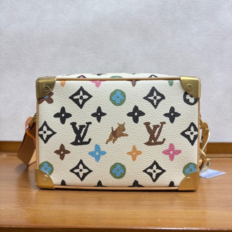 LV Side Trunk小號 Tyler小狗聯名肩背斜背包芯片款19.5*13.5 全新閒置配件塵袋-6
