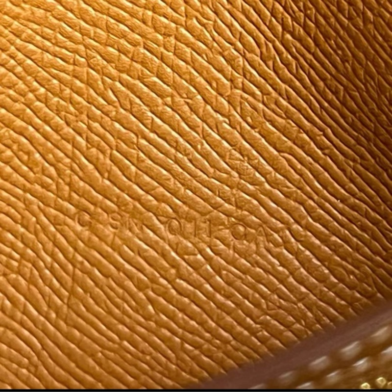 98%新 愛馬仕 Hermes Bearn金扣長款錢包棕色Epsom皮-4