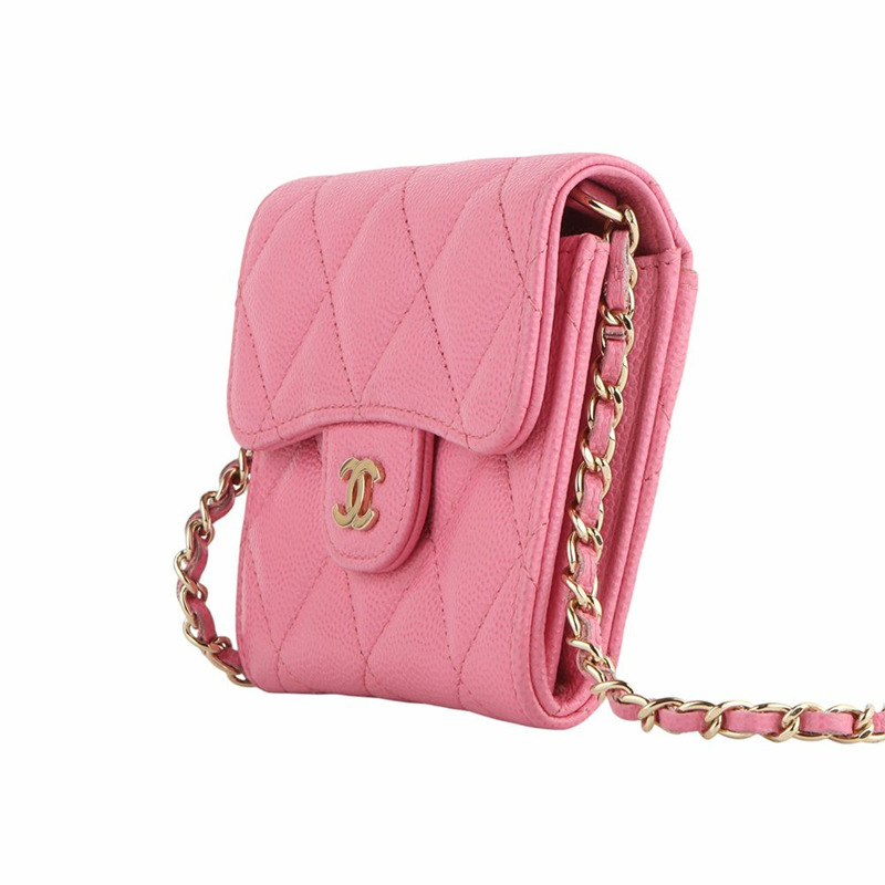 【包稅】CHANEL AP0238 經典魚子醬迷你WOC鏈條卡包斜背包 /-1
