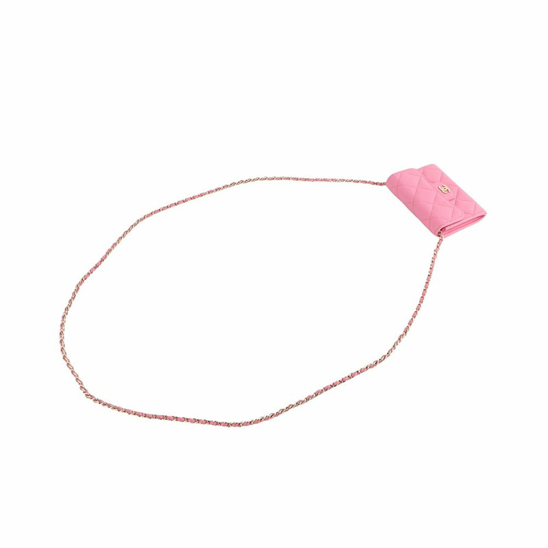 【包稅】CHANEL AP0238 經典魚子醬迷你WOC鏈條卡包斜背包 /-3