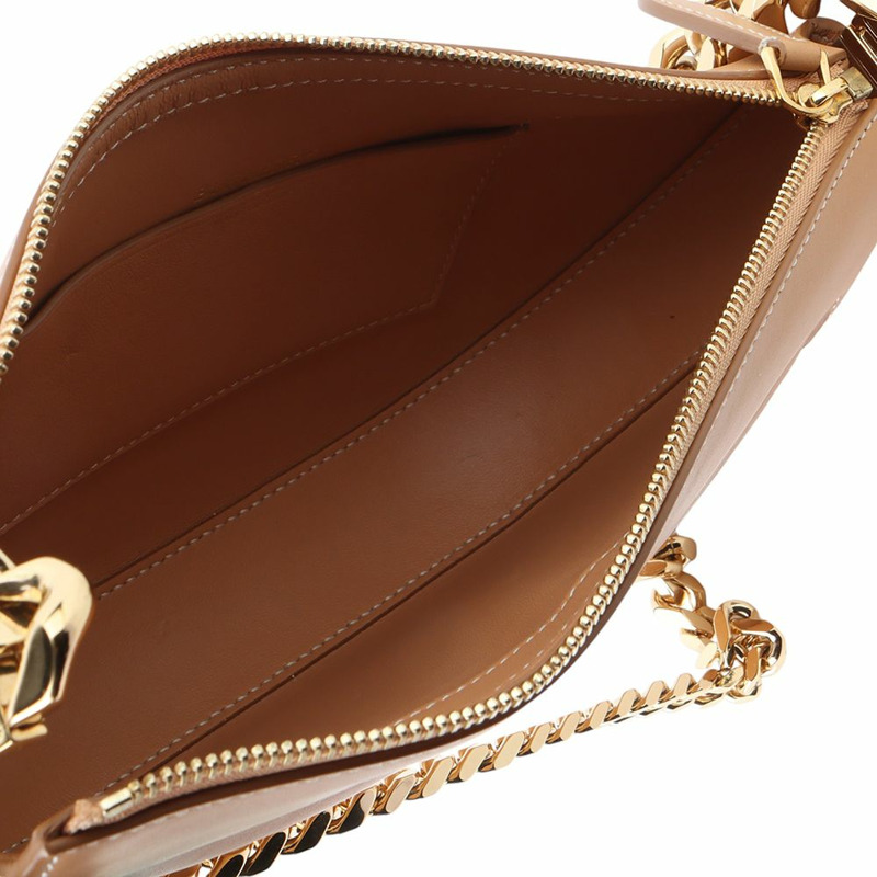 【包稅】BURBERRY Olympea 皮革金色鏈條迷你肩背包 33370K-6