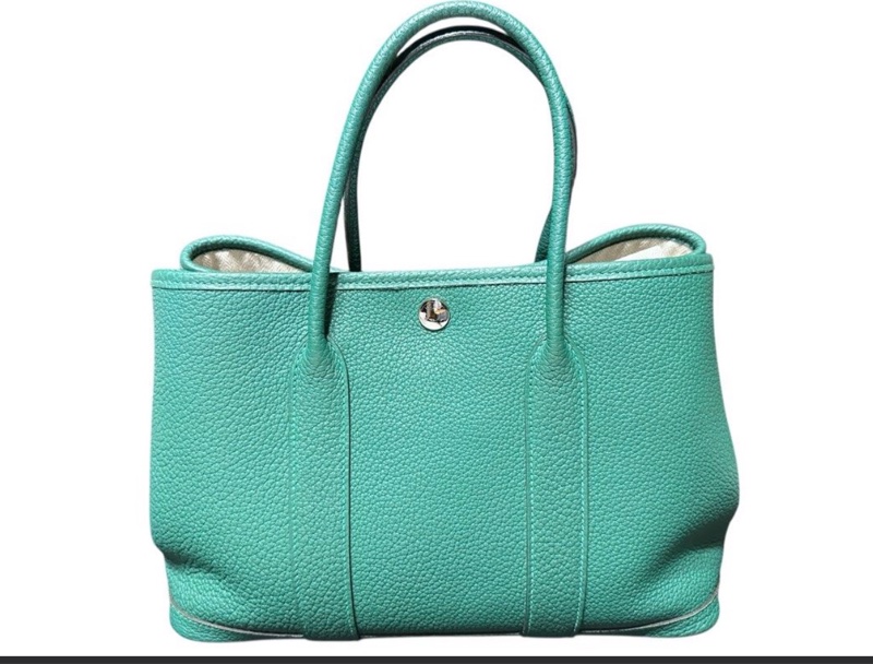 愛馬仕garden party30 花園包(實品顏色比較深一點)-0