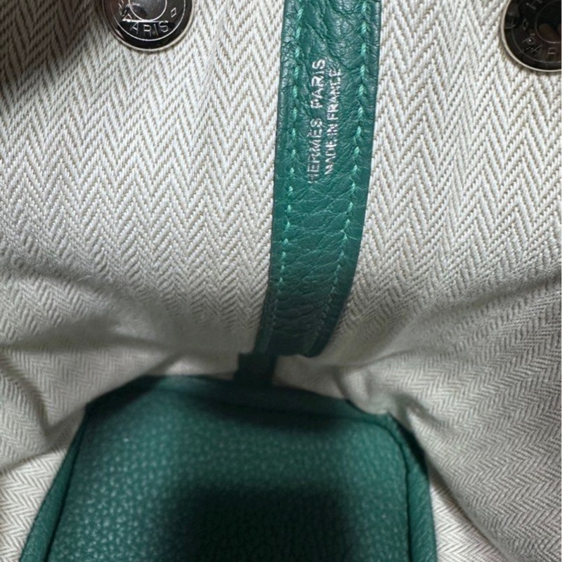 愛馬仕garden party30 花園包(實品顏色比較深一點)-10