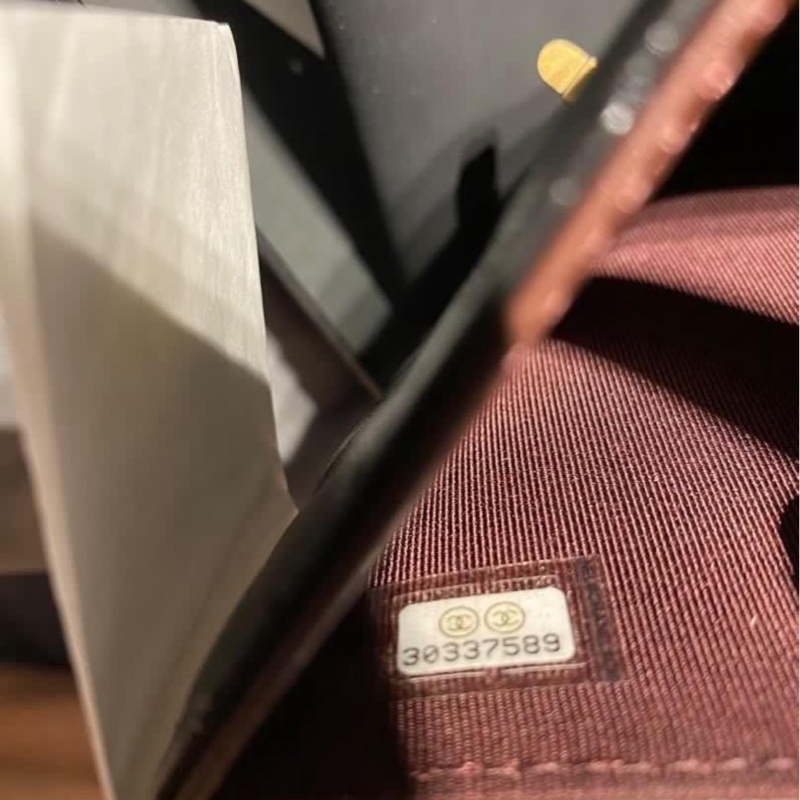 香奈兒三折2.55中夾-手揉牛皮-12