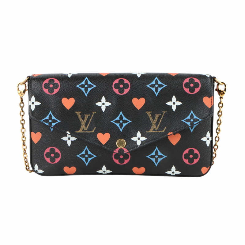 【包稅】LOUIS VUITTON 限量版 Game On Pochette Felicie 斜背包 35217-0