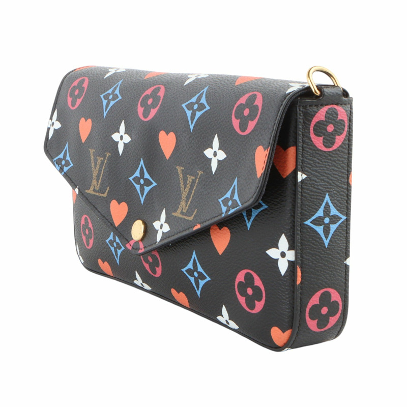 【包稅】LOUIS VUITTON 限量版 Game On Pochette Felicie 斜背包 35217-1