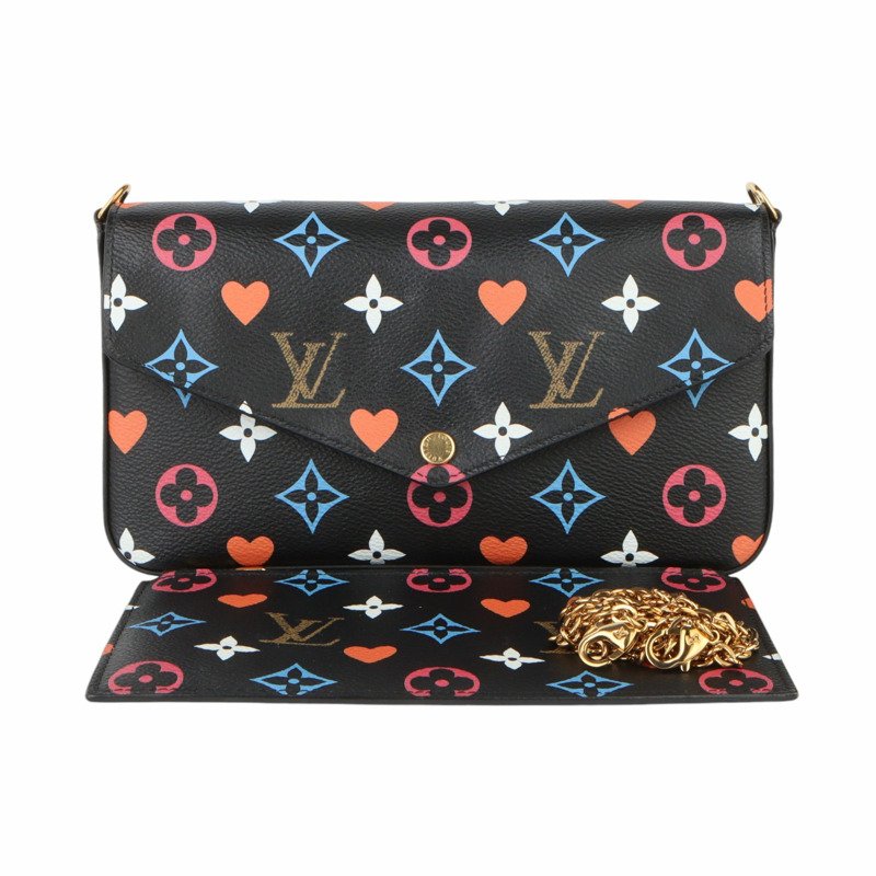 【包稅】LOUIS VUITTON 限量版 Game On Pochette Felicie 斜背包 35217-7