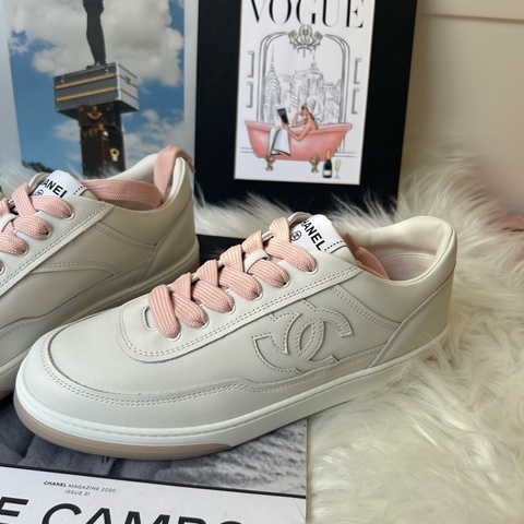 香奈兒小白鞋粉39號