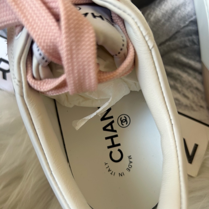 香奈兒小白鞋粉39號-2