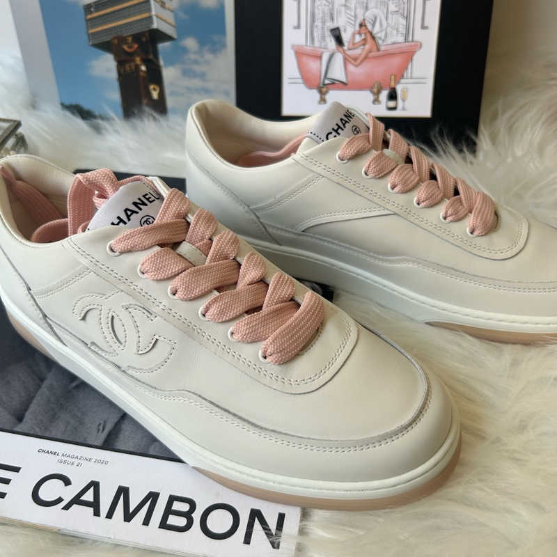 香奈兒小白鞋粉39號-5