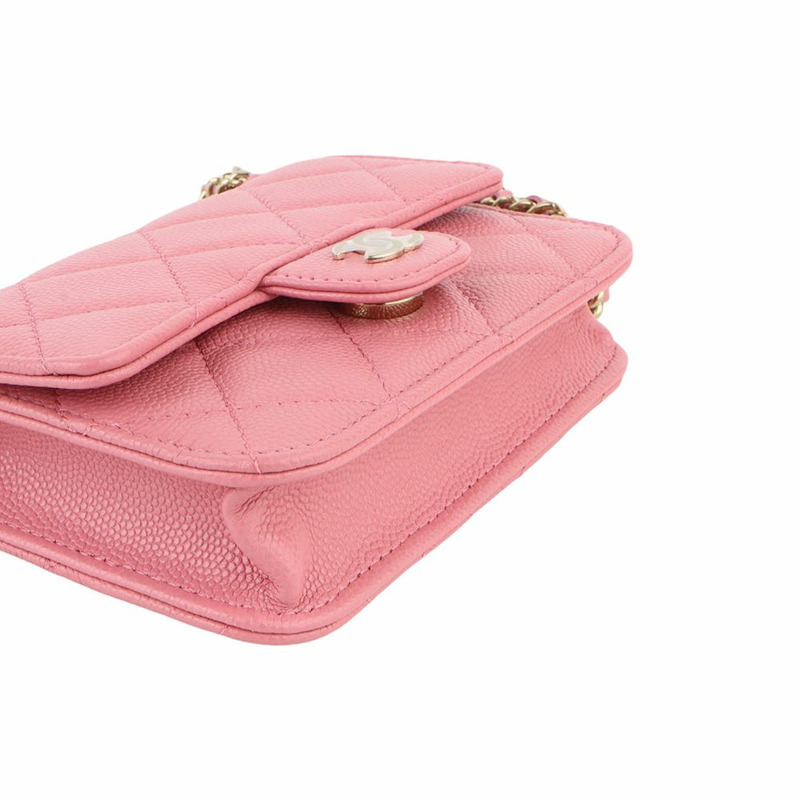 【包稅】CHANEL AP2727 魚子醬經典翻蓋迷你鏈斜背包 33508K--4