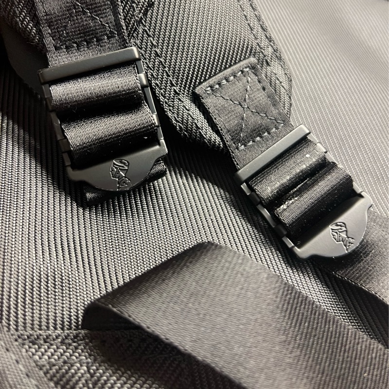 PORTER INTERNATIONAL PUNK 系列的黑色斜紋布後背包-1