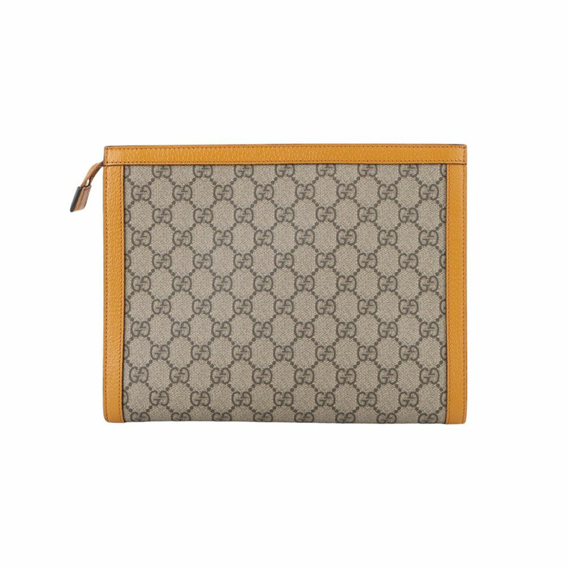 【包稅】GUCCI 660513 GG Supreme X Kai 聯名限量版手拿包 33531K--2