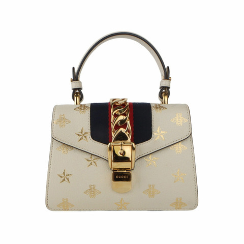 GUCCI Gucci 470270 蜜蜂星迷你 Sylvie 斜背包