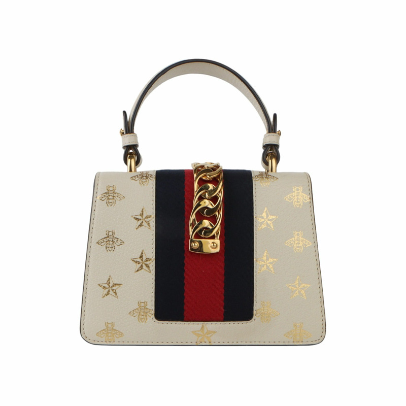 【包稅】GUCCI Gucci 470270 蜜蜂星迷你 Sylvie 斜背包-2