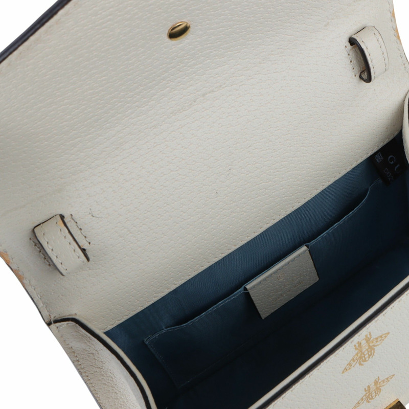 【包稅】GUCCI Gucci 470270 蜜蜂星迷你 Sylvie 斜背包-6