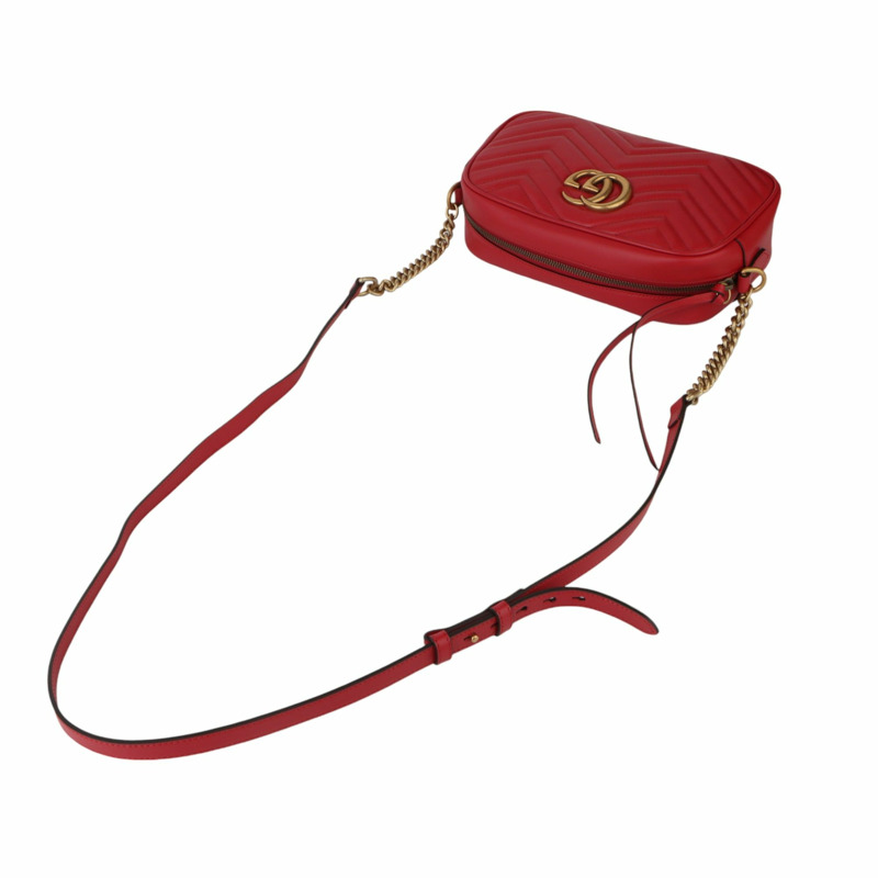 【包稅】GUCCI 447632 GG Marmont 馬特拉塞小號斜背包-3