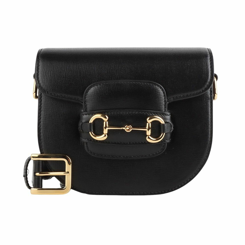 【包稅】GUCCI Horsebit 1955 圓形腰包 33587Y--0
