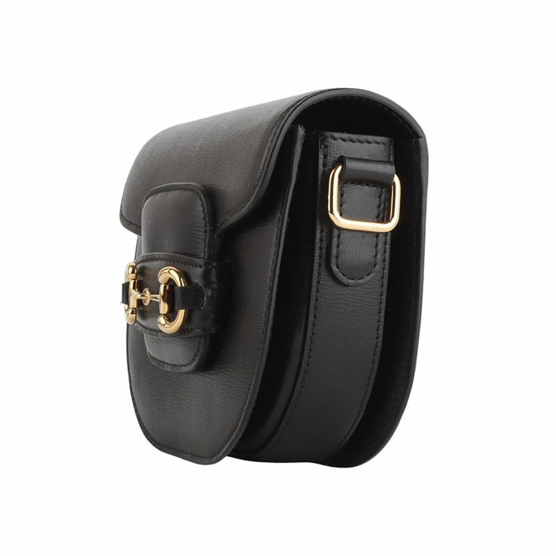 【包稅】GUCCI Horsebit 1955 圓形腰包 33587Y--1