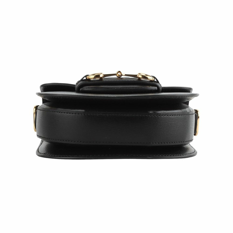 【包稅】GUCCI Horsebit 1955 圓形腰包 33587Y--5