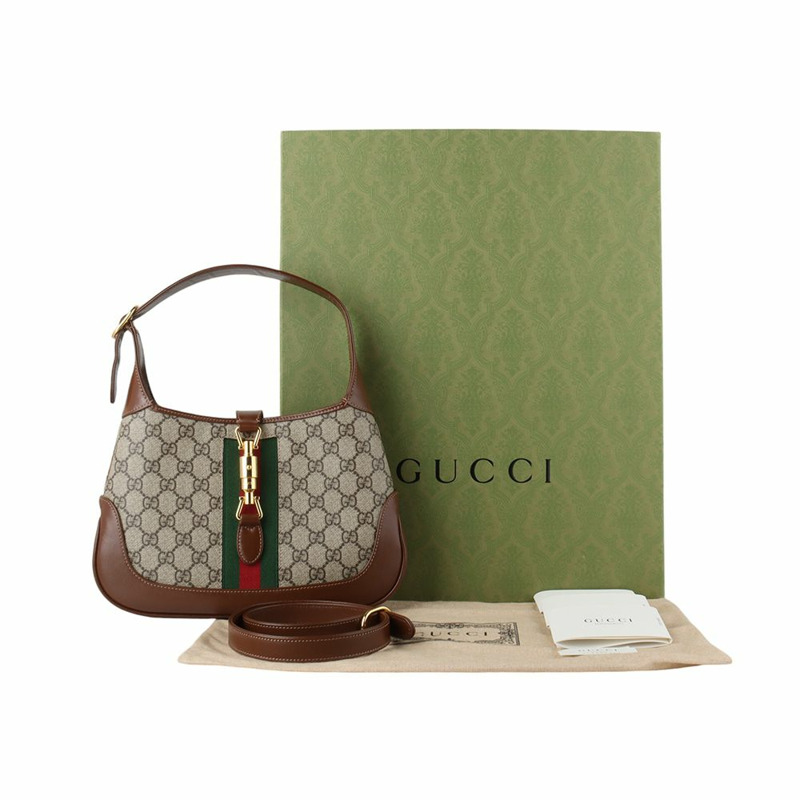 【包稅】GUCCI 636706 GG Supreme Jackie 1961 小號肩背包 33675Y--7