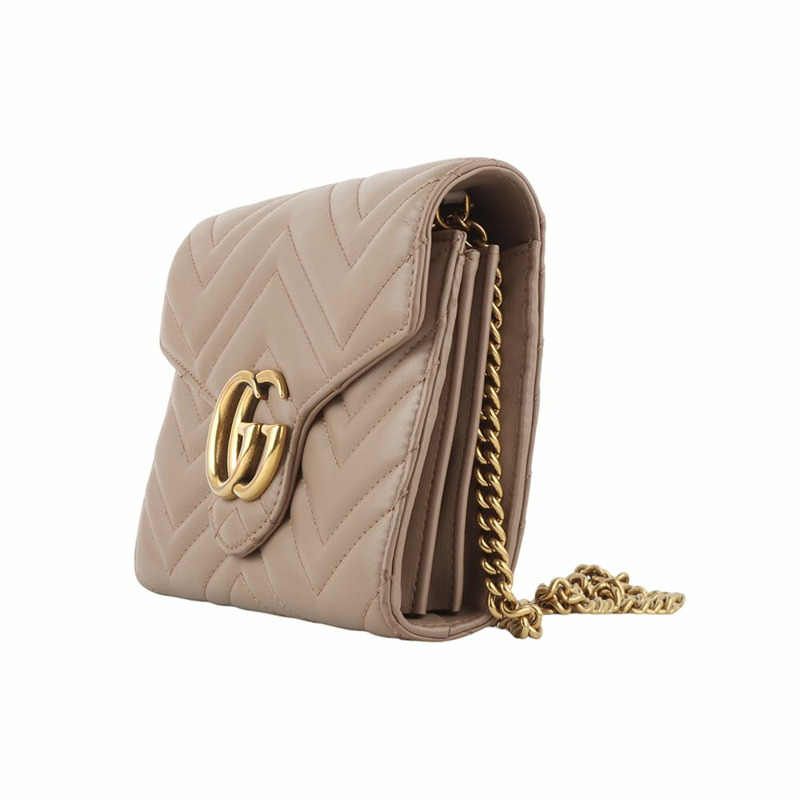 【包稅】GUCCI 474575 GG Marmont 馬特拉塞 WOC 鏈條斜背包 33688Y--1
