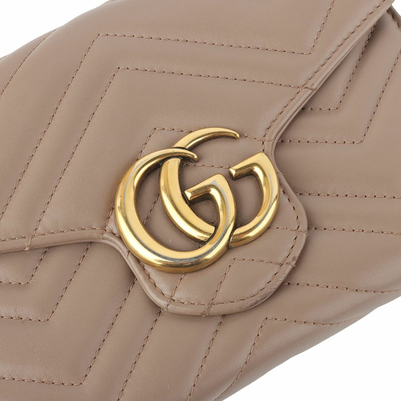 【包稅】GUCCI 474575 GG Marmont 馬特拉塞 WOC 鏈條斜背包 33688Y--7