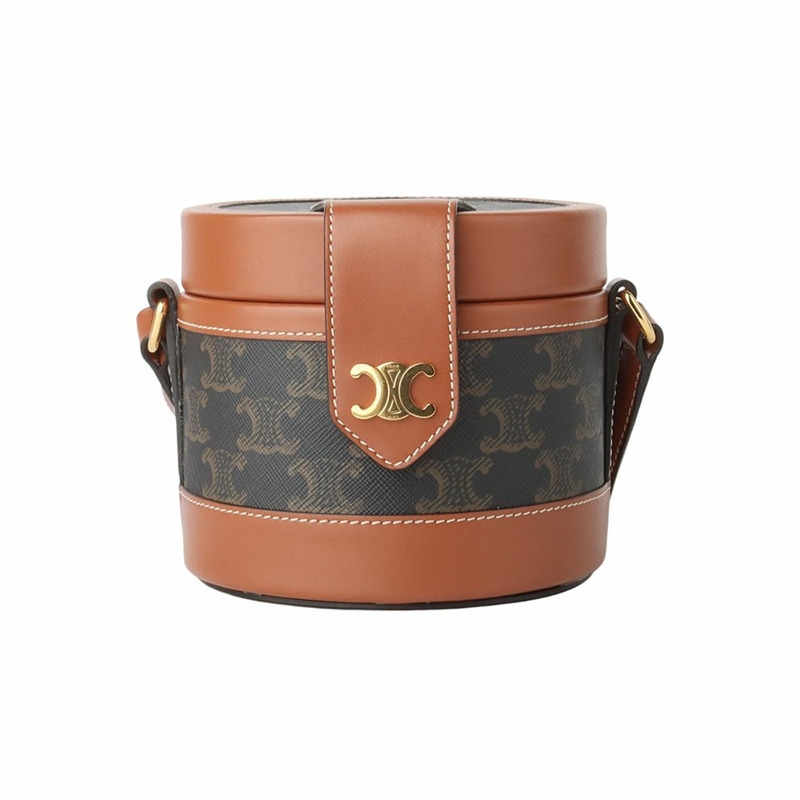 【包稅】CELINE Triomphe Tambour 小號斜背包-0