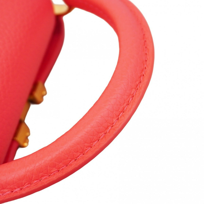 路易威登 Taurillon Capucines 迷你手提包 M23974 粉紅天空 女士兩用包-7